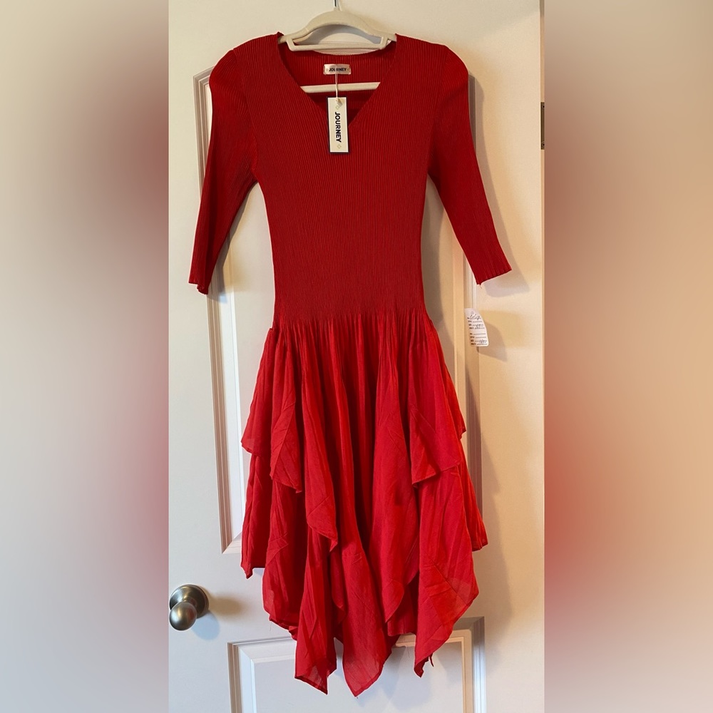 Journey boutique NWT red dress One size